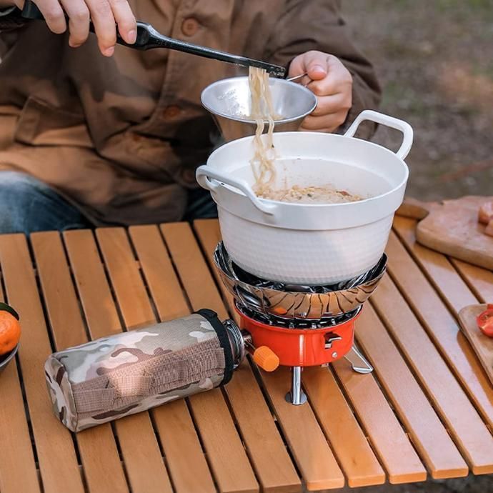 Windproof Outdoor  Foldable Lotus Gas Stove