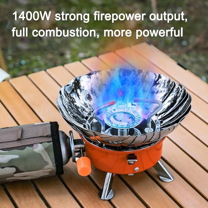 Windproof Outdoor  Foldable Lotus Gas Stove