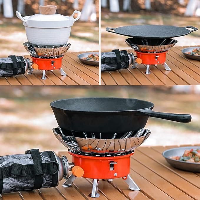 Windproof Outdoor  Foldable Lotus Gas Stove
