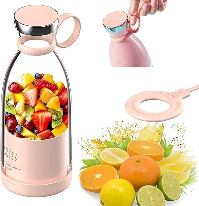 MIXEN Portable Blender 350ML USB Rechargeable Smoothie Juicer Bottle for Travel & Gym